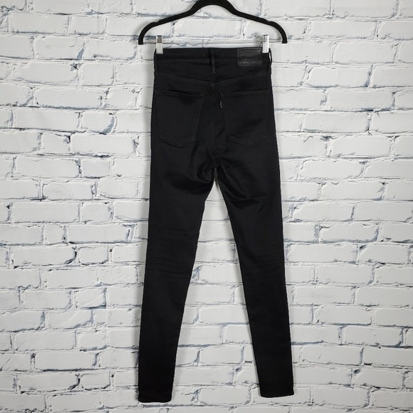 Levi's Mile High Super Skinny Jeans in Night - Picture 3 of 8